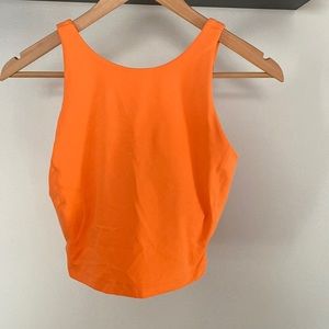 lululemon Align High Neck Tank Top Size 6 in Orange Soda
